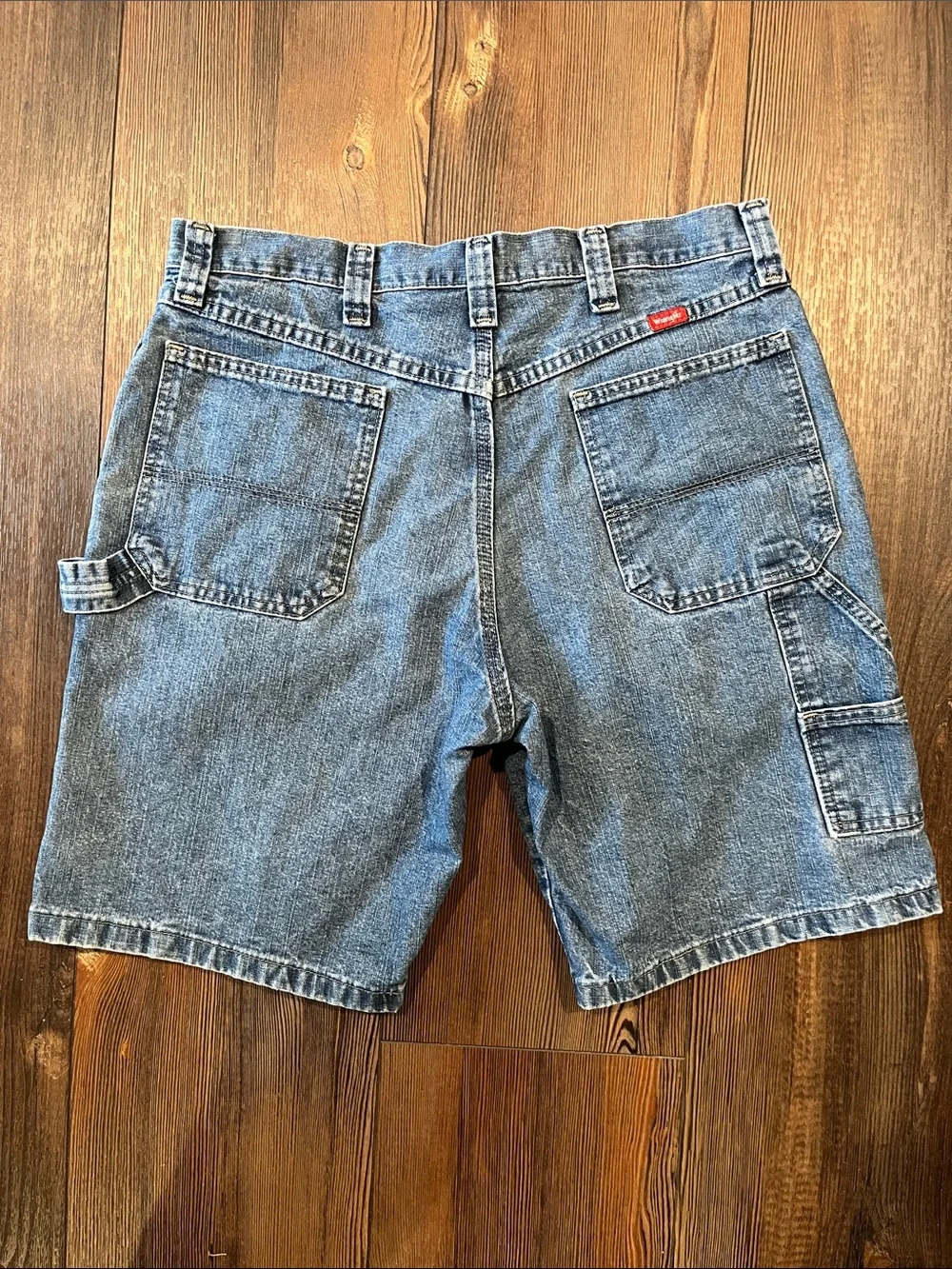 Wrangler Denim Carpenter Shorts 2 Pair 32 Waist